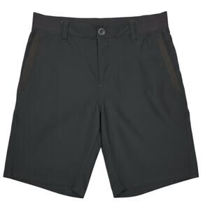 Quechua Gray Utility Shorts Mens Small Hiking Outdoors Decathlon Stretch Elastic
